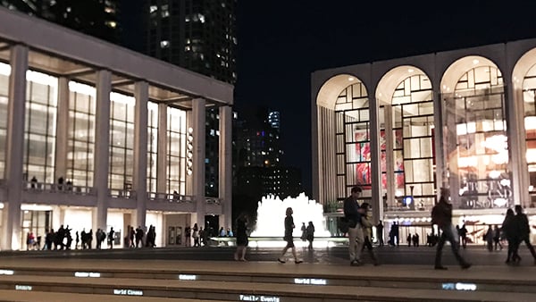 Exterior view of Lincoln Center